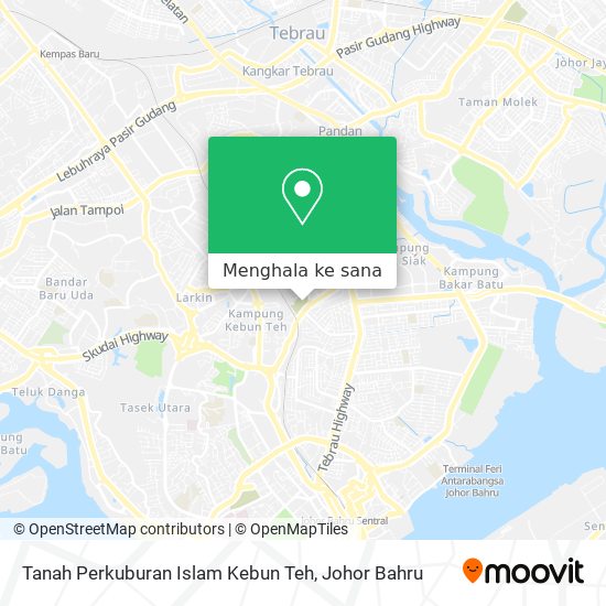 Peta Tanah Perkuburan Islam Kebun Teh