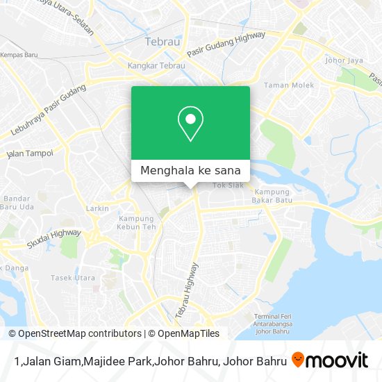 Peta 1,Jalan Giam,Majidee Park,Johor Bahru