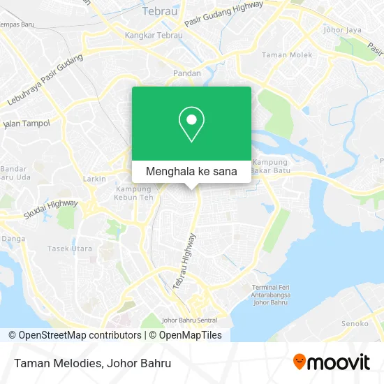 Peta Taman Melodies