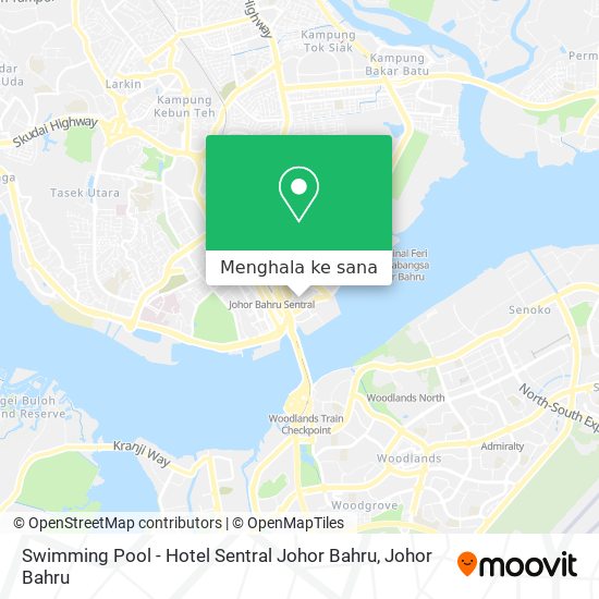 Peta Swimming Pool - Hotel Sentral Johor Bahru
