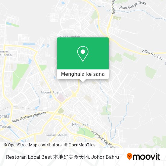 Peta Restoran Local Best 本地好美食天地