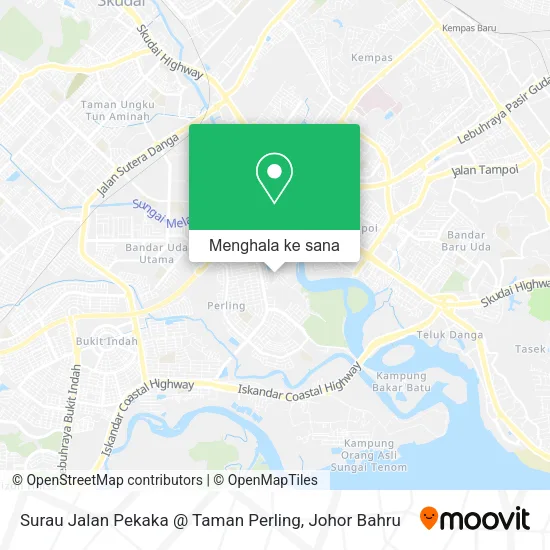 Peta Surau Jalan Pekaka @ Taman Perling