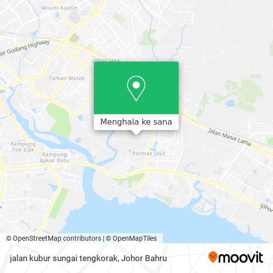 Peta jalan kubur sungai tengkorak