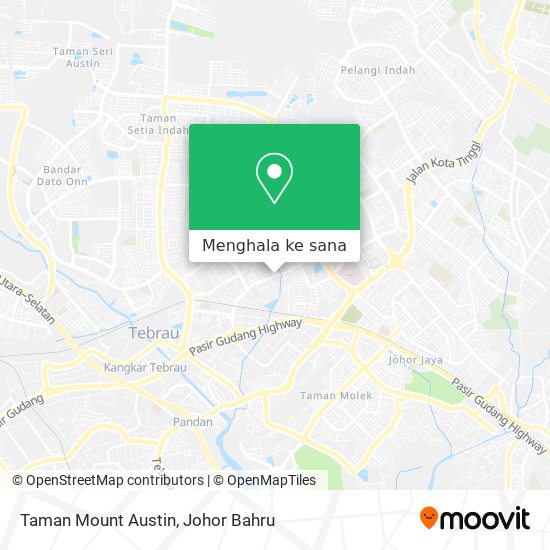 Peta Taman Mount Austin