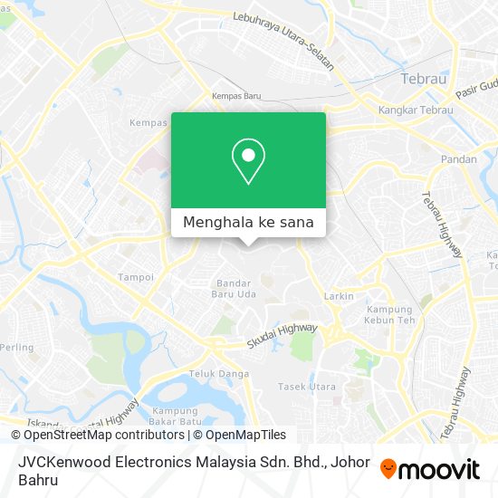 Peta JVCKenwood Electronics Malaysia Sdn. Bhd.