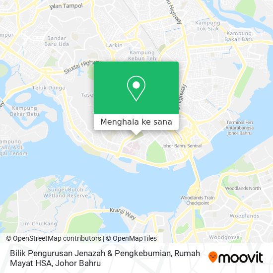 Peta Bilik Pengurusan Jenazah & Pengkebumian, Rumah Mayat HSA