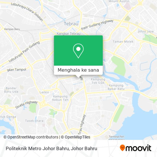 Peta Politeknik Metro Johor Bahru