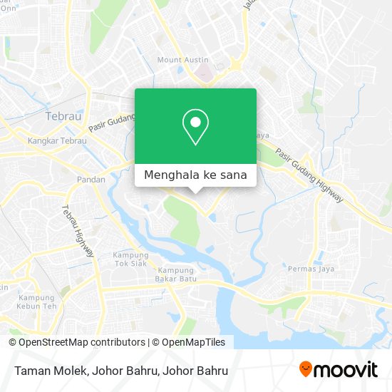 Peta Taman Molek, Johor Bahru