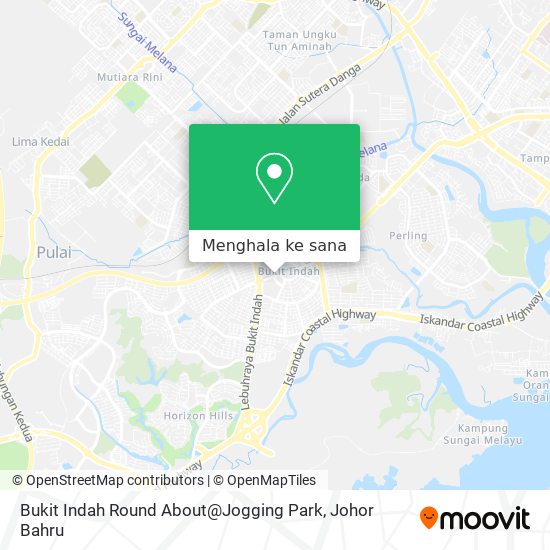 Peta Bukit Indah Round About@Jogging Park