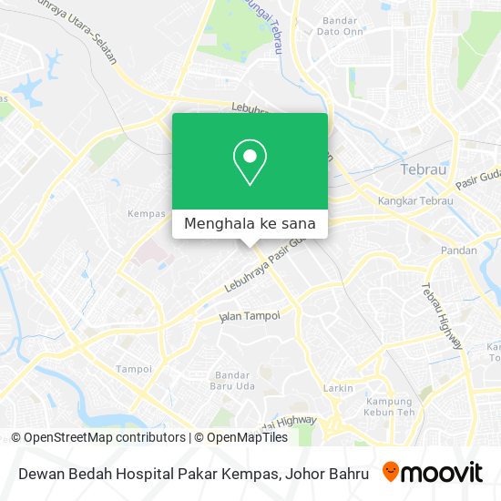 Peta Dewan Bedah Hospital Pakar Kempas