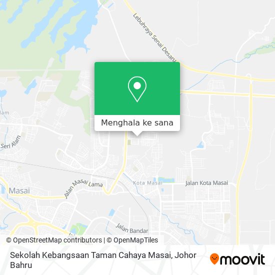 Peta Sekolah Kebangsaan Taman Cahaya Masai