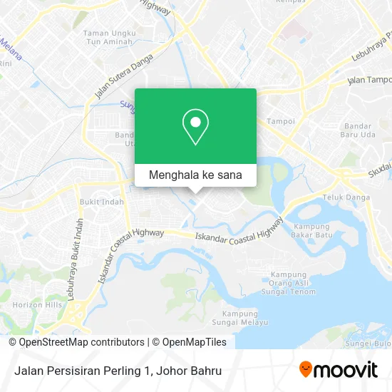 Peta Jalan Persisiran Perling 1