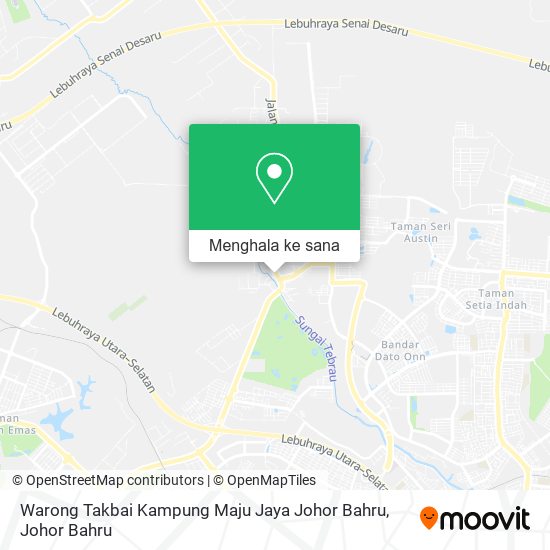 Peta Warong Takbai Kampung Maju Jaya Johor Bahru