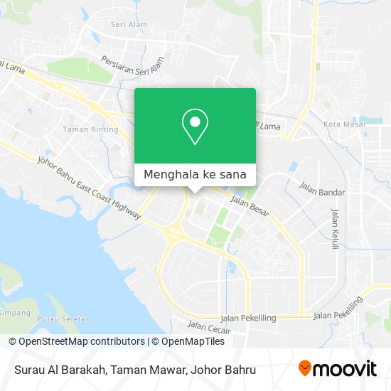 Peta Surau Al Barakah, Taman Mawar
