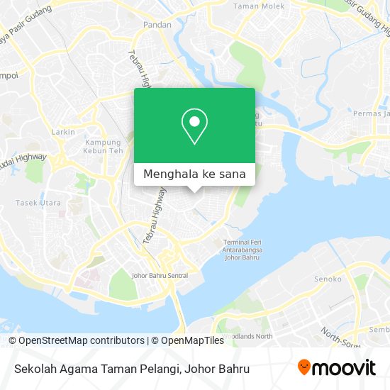 Peta Sekolah Agama Taman Pelangi