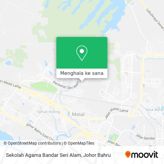 Peta Sekolah Agama Bandar Seri Alam