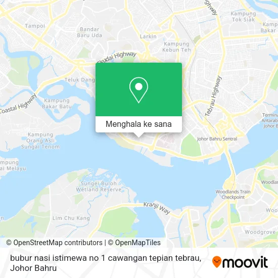 Peta bubur nasi istimewa no 1 cawangan tepian tebrau