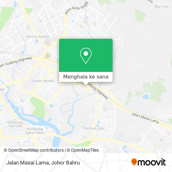 Peta Jalan Masai Lama