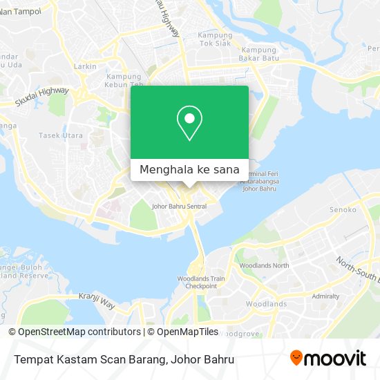 Peta Tempat Kastam Scan Barang