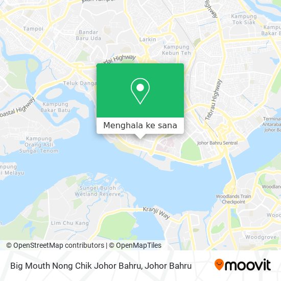 Peta Big Mouth Nong Chik Johor Bahru
