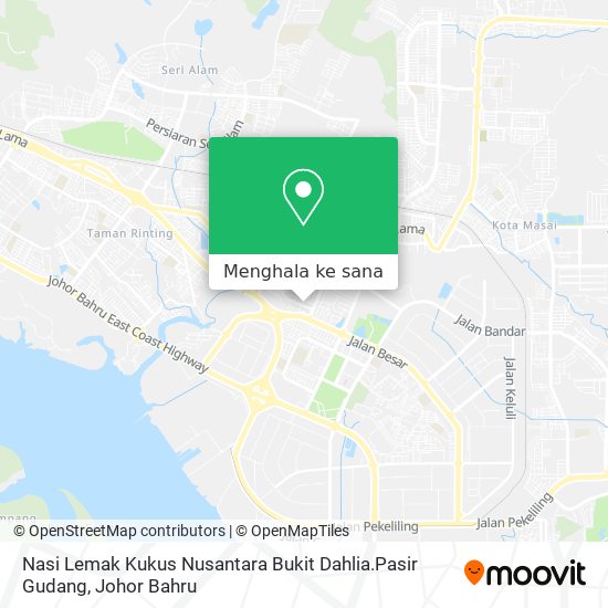 Peta Nasi Lemak Kukus Nusantara Bukit Dahlia.Pasir Gudang