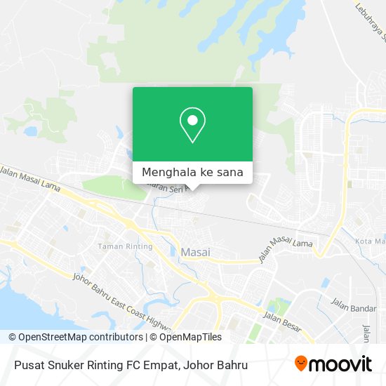 Peta Pusat Snuker Rinting FC Empat
