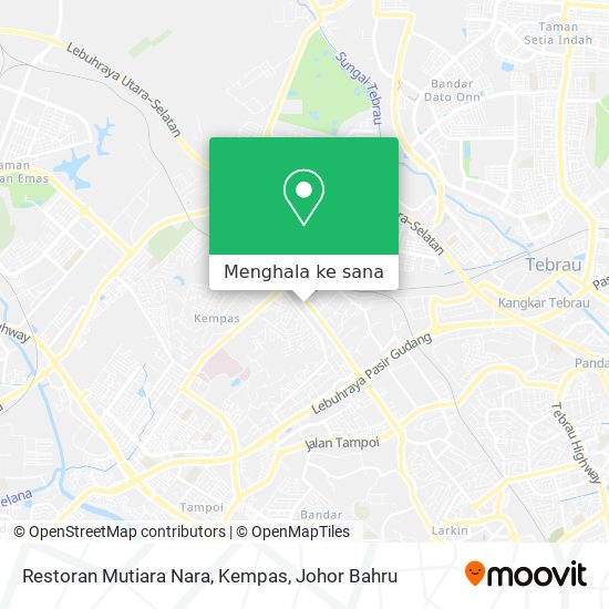 Peta Restoran Mutiara Nara, Kempas