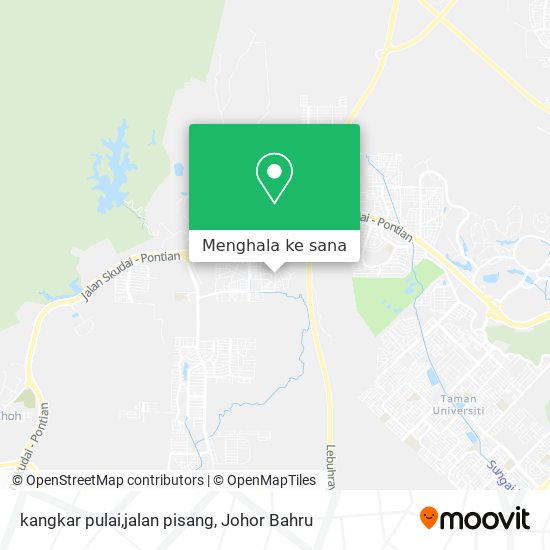 Peta kangkar pulai,jalan pisang
