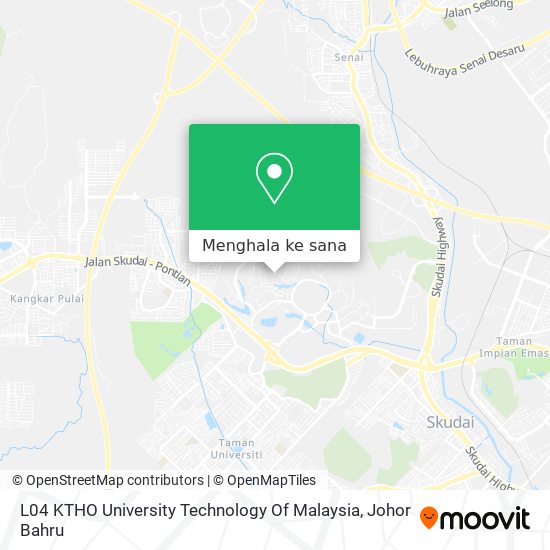 Peta L04 KTHO University Technology Of Malaysia