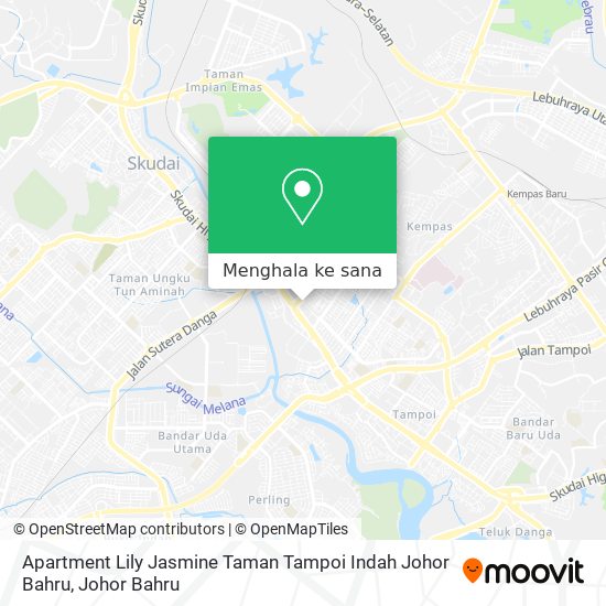 Peta Apartment Lily Jasmine Taman Tampoi Indah Johor Bahru