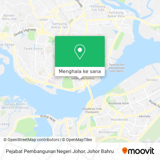 Peta Pejabat Pembangunan Negeri Johor