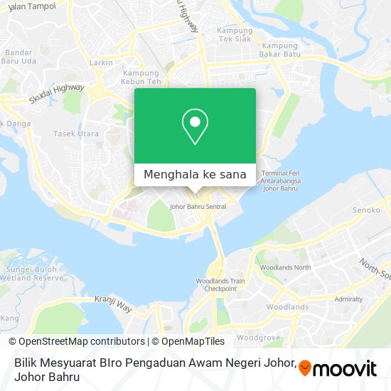 Peta Bilik Mesyuarat BIro Pengaduan Awam Negeri Johor