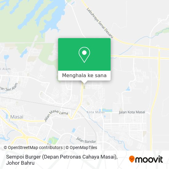 Peta Sempoi Burger (Depan Petronas Cahaya Masai)