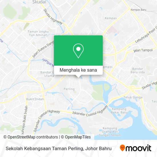 Peta Sekolah Kebangsaan Taman Perling