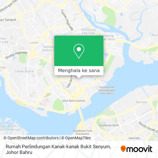 Peta Rumah Perlindungan Kanak-kanak Bukit Senyum