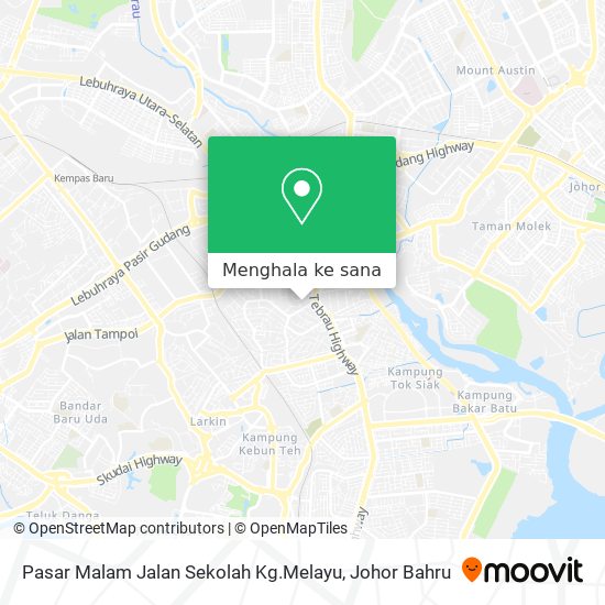 Peta Pasar Malam Jalan Sekolah Kg.Melayu