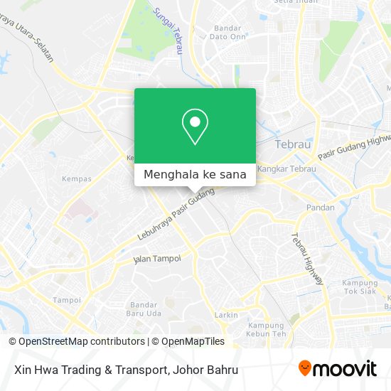 Peta Xin Hwa Trading & Transport