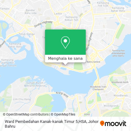 Peta Ward Pembedahan Kanak-kanak Timur 5,HSA