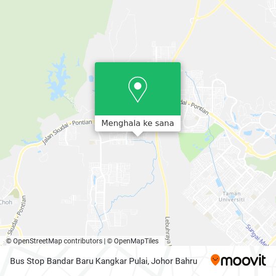 Peta Bus Stop Bandar Baru Kangkar Pulai