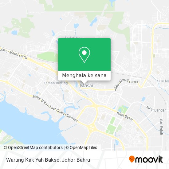 Peta Warung Kak Yah Bakso