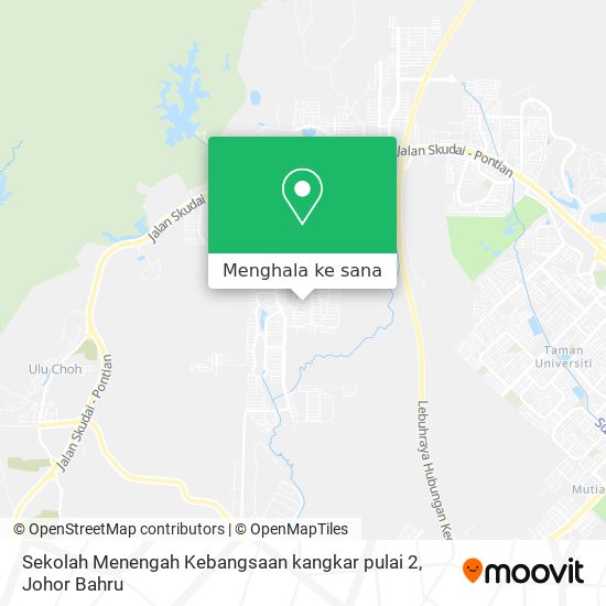 Peta Sekolah Menengah Kebangsaan kangkar pulai 2