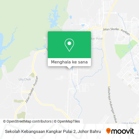 Peta Sekolah Kebangsaan Kangkar Pulai 2