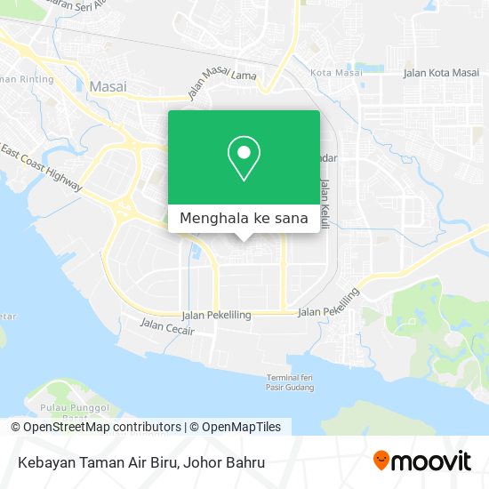 Peta Kebayan Taman Air Biru