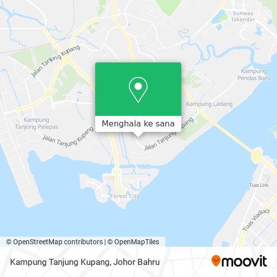 Peta Kampung Tanjung Kupang