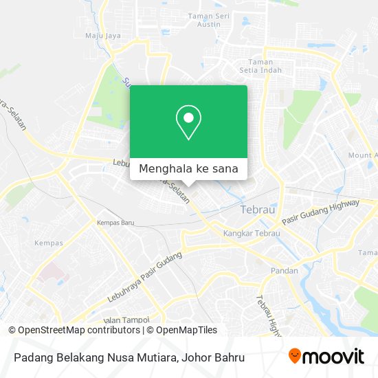 Peta Padang Belakang Nusa Mutiara