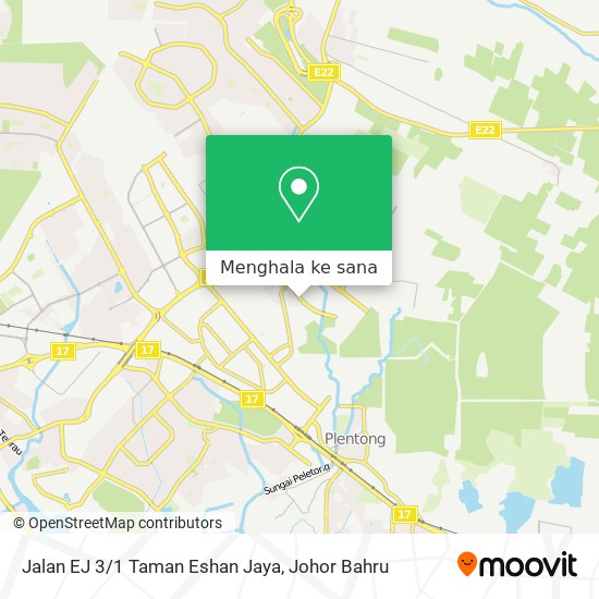 Peta Jalan EJ 3/1 Taman Eshan Jaya