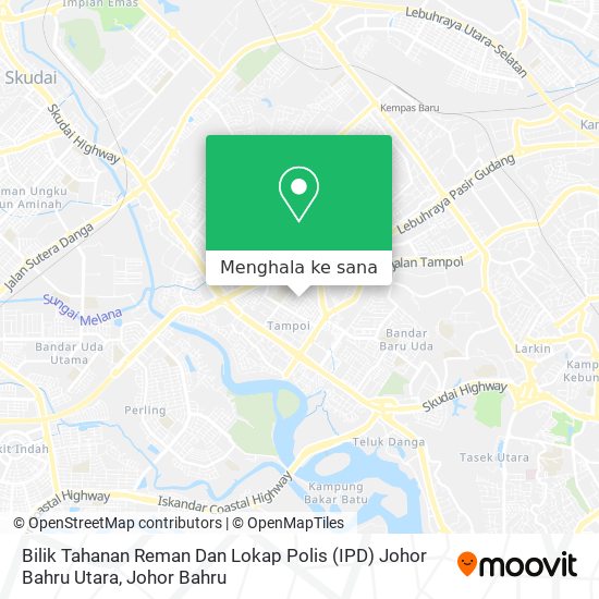 Peta Bilik Tahanan Reman Dan Lokap Polis (IPD) Johor Bahru Utara