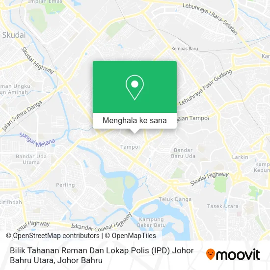 Peta Bilik Tahanan Reman Dan Lokap Polis (IPD) Johor Bahru Utara