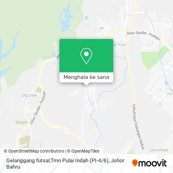 Peta Gelanggang futsal,Tmn Pulai Indah (PI-4 / 6)