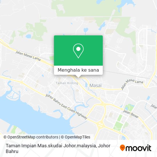 Peta Taman Impian Mas.skudai Johor.malaysia